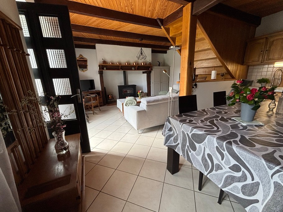 LIVING ROOM AND KITCHEN