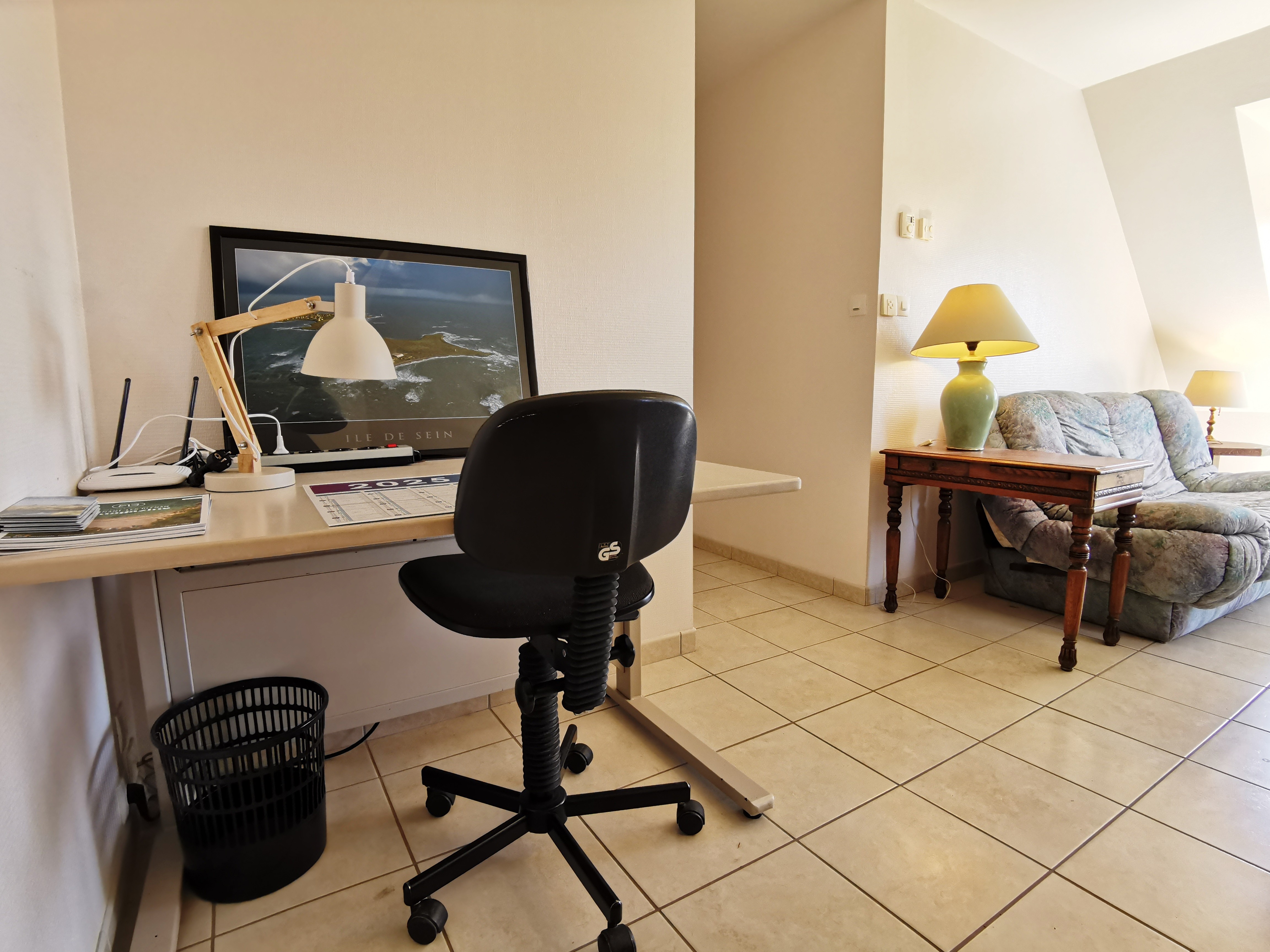 bureau dans le séjour