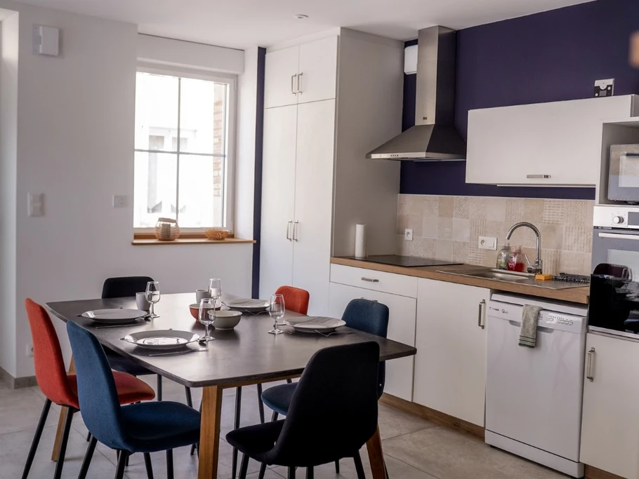 Coin cuisine et coin repas
