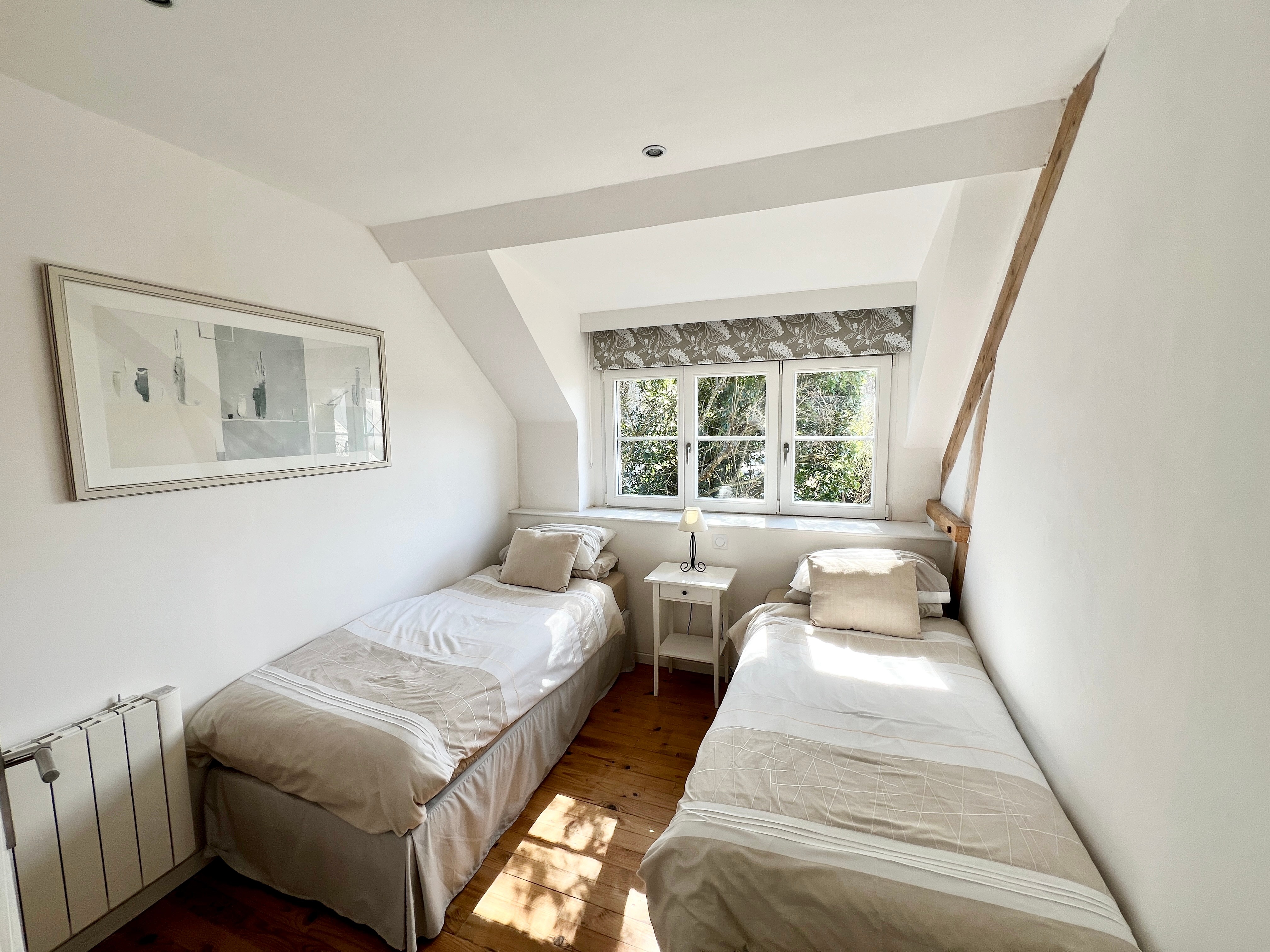 Double room with garden view – ideal for children or friends