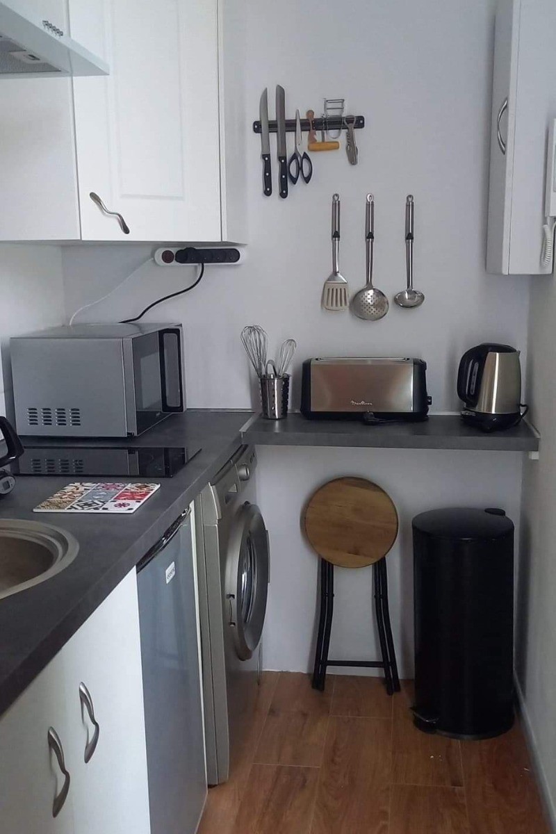 La cuisine toute équipée
