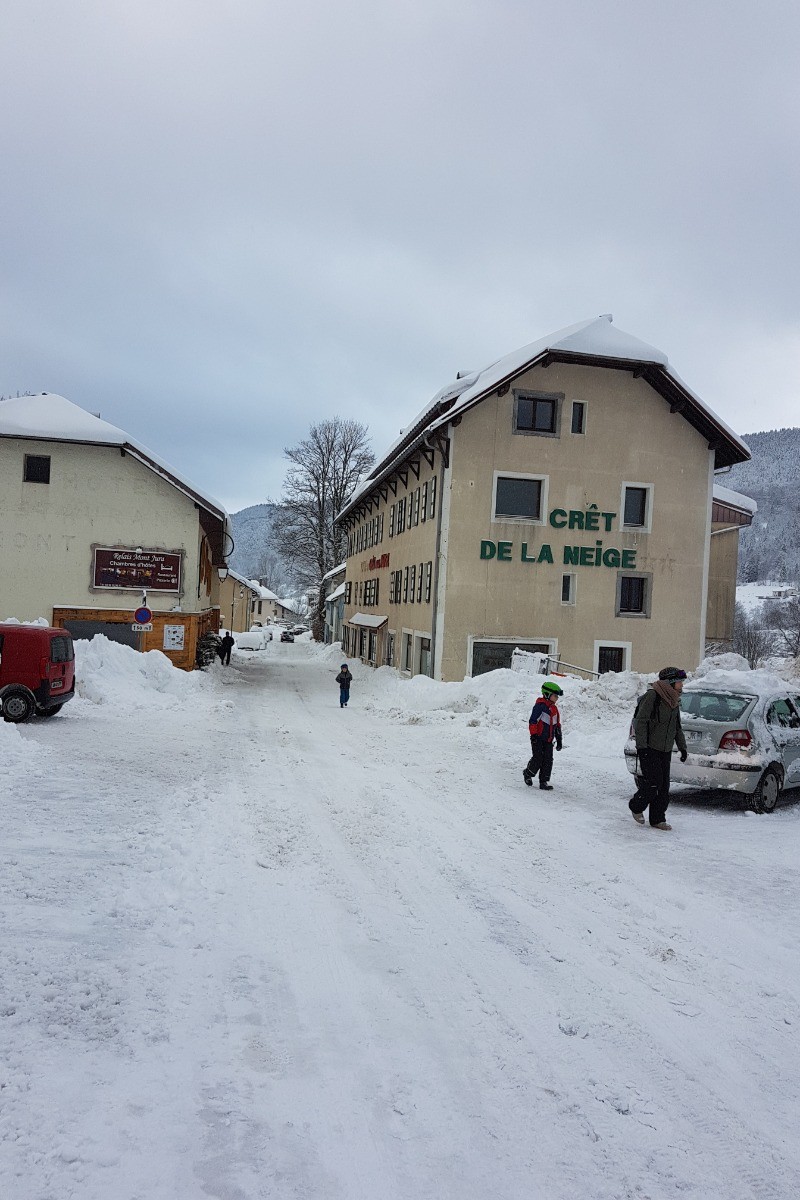 Le Crêt de la Neige "sous la neige"
