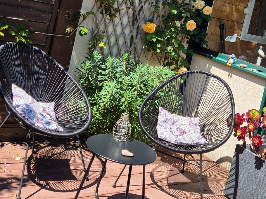 terrasse, salon de jardin