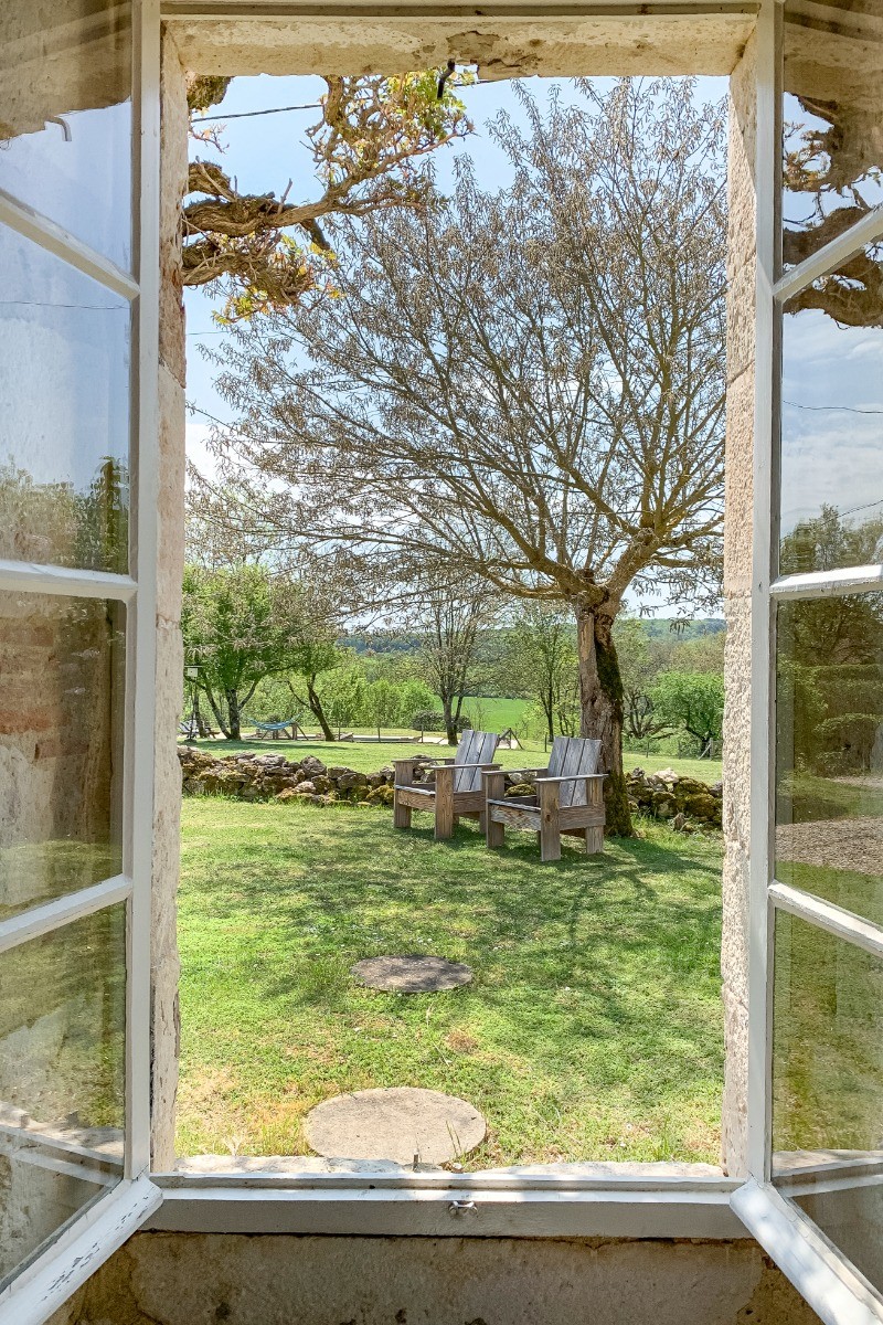 Vue de la fenêtre, chambre no 3