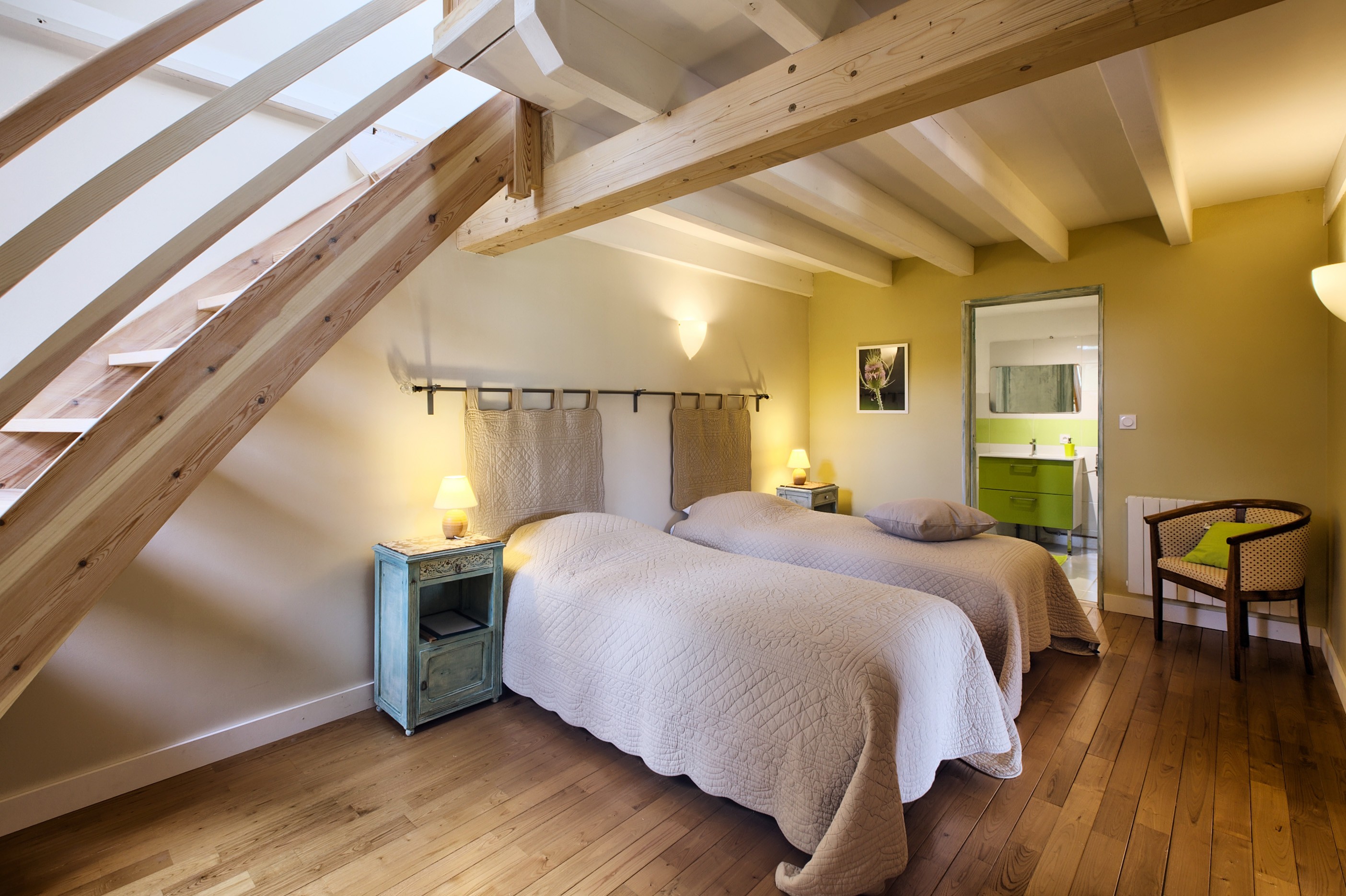 Chambre Ustang single beds