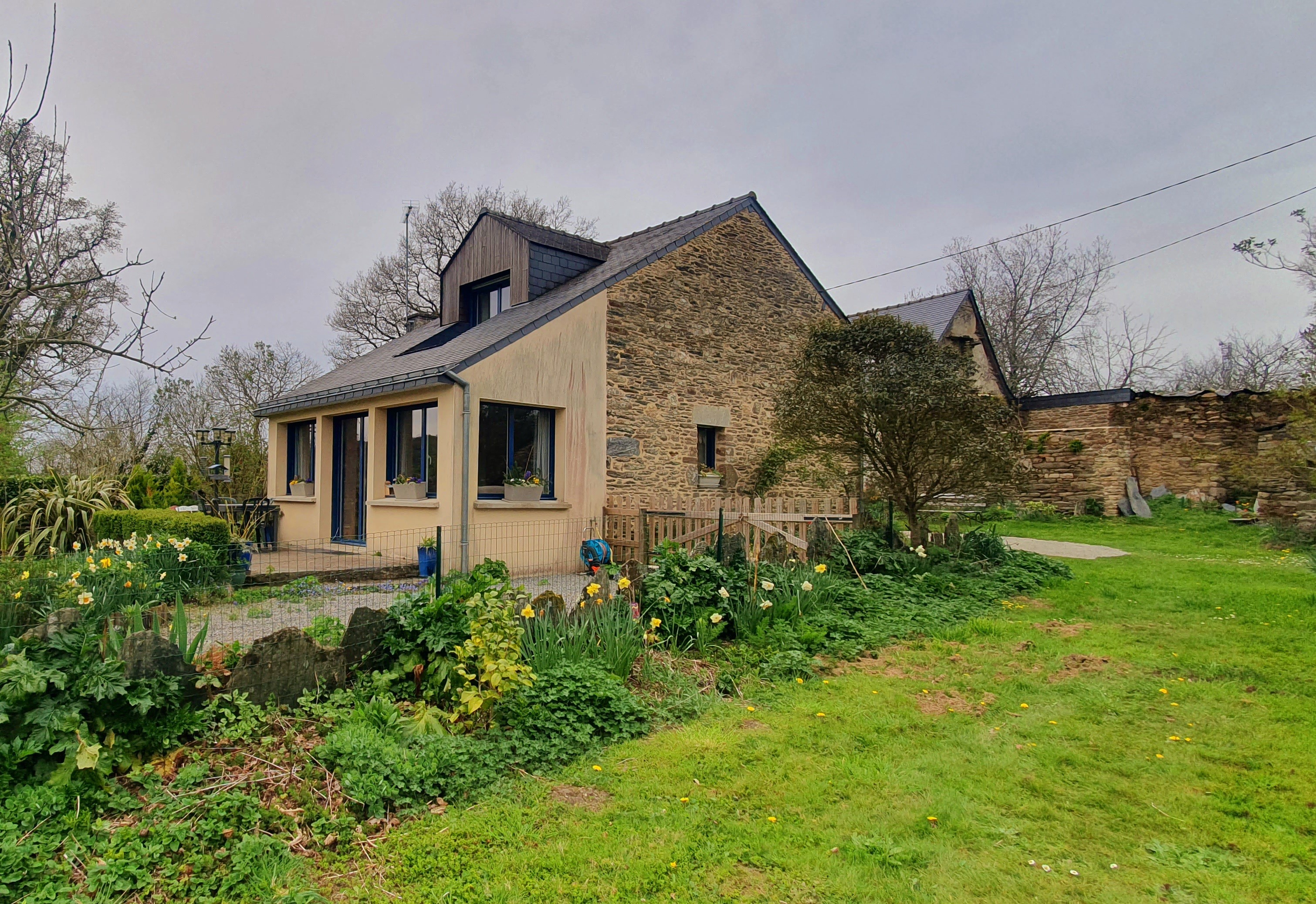 Arrière du gîte Le Refuge des pêcheurs