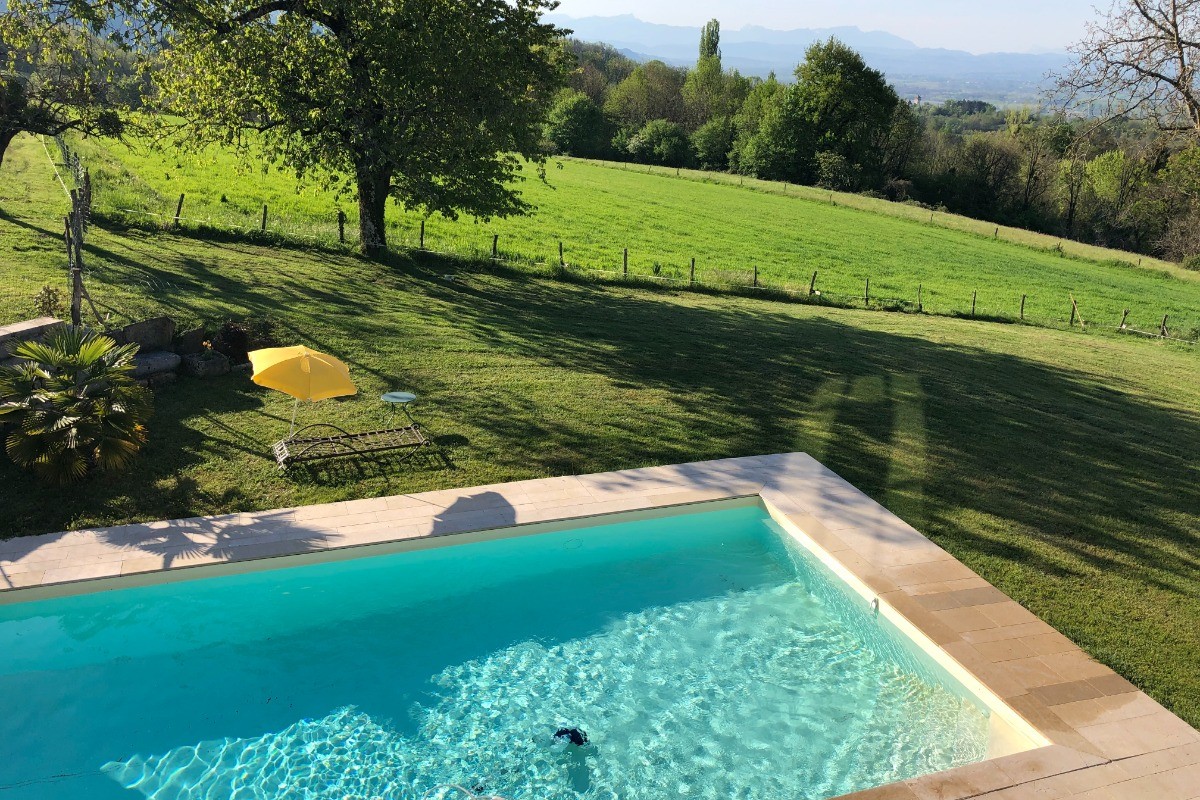 Le Pas De Moineau - piscine vue 1