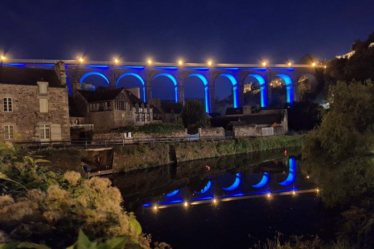 Photo du Vallon de Léhon, le pont de Dinan