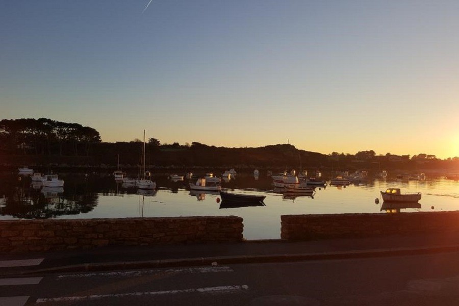 Portsall au coucher du soleil