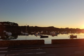 Portsall au coucher du soleil