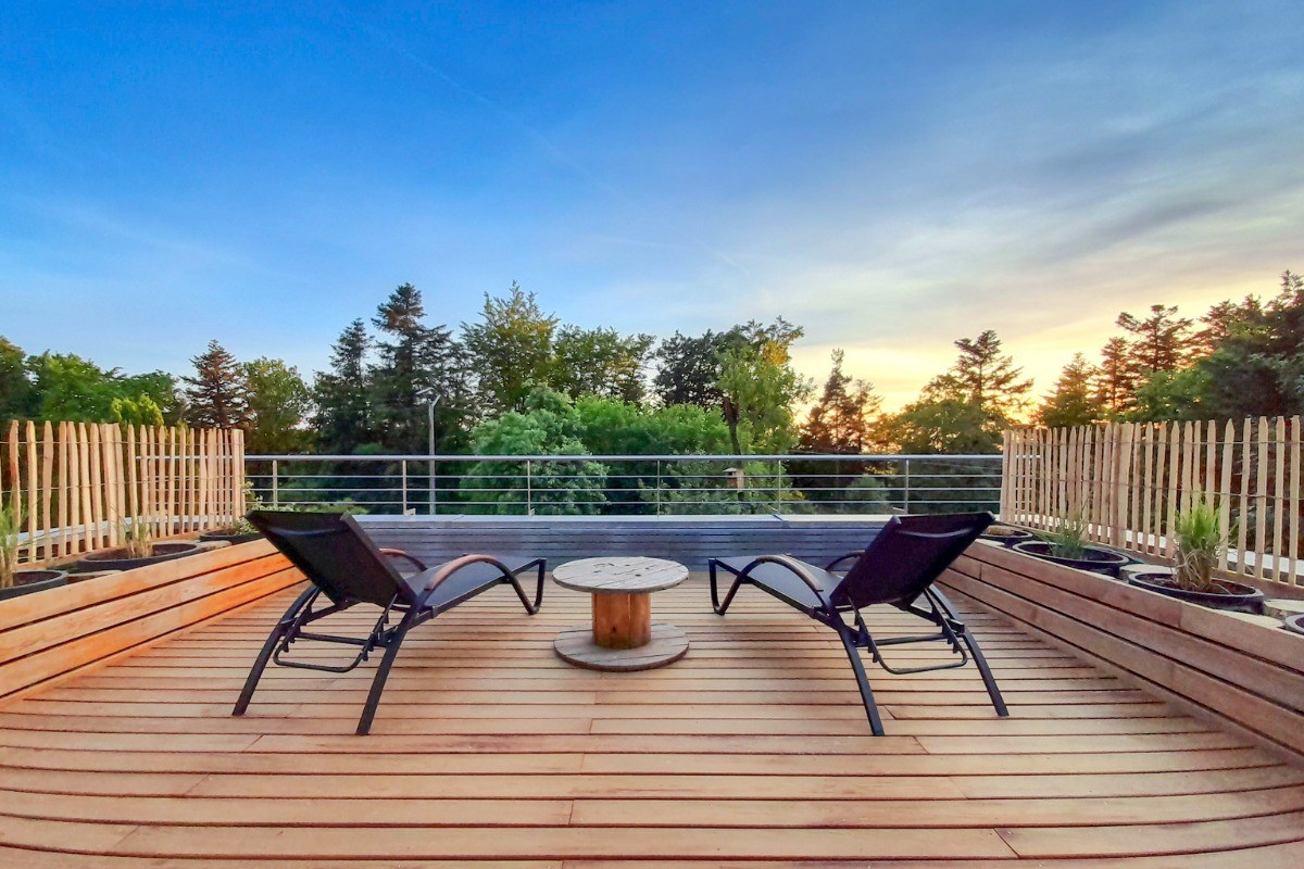 La terrasse en balcon