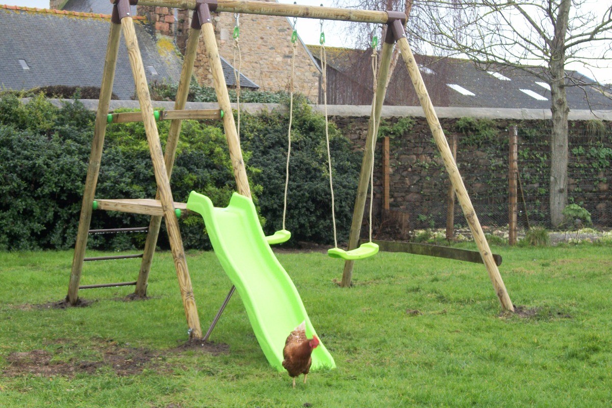 le portique pour les enfants