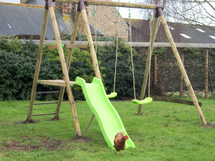 le portique pour les enfants