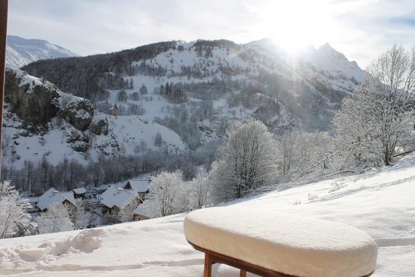 départ skis aux pieds accès TS de "Moulin Benjamin"