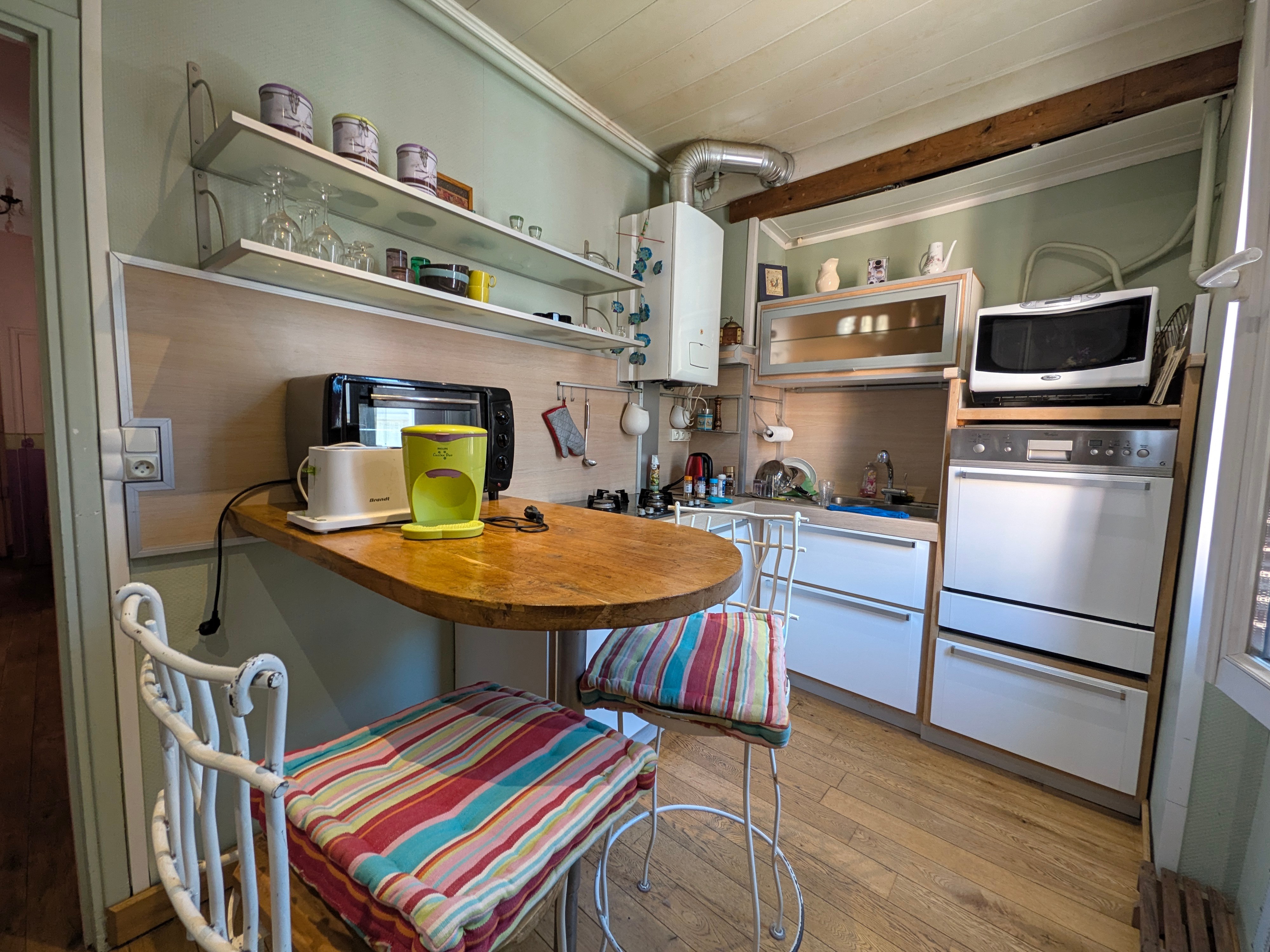 Cuisine - Appartement T3 centre Toulouse – 2 chambres, balcon, proche métro Marengo-SNCF