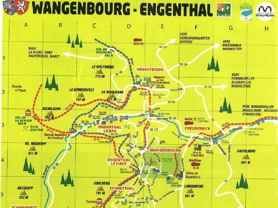 Plan de randonnée