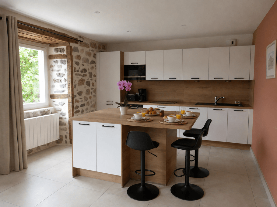 Cuisine moderne et fonctionnelle