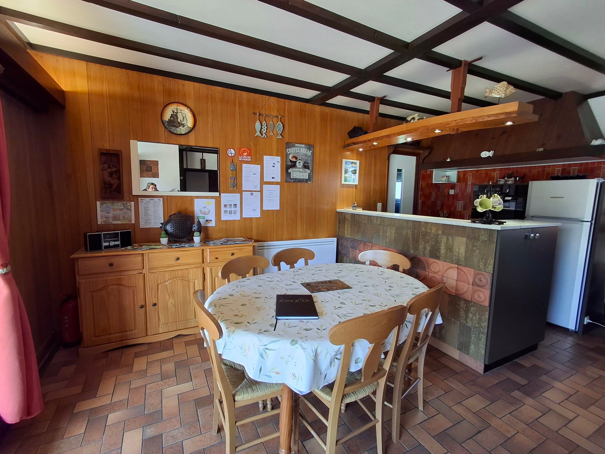 open-plan kitchen