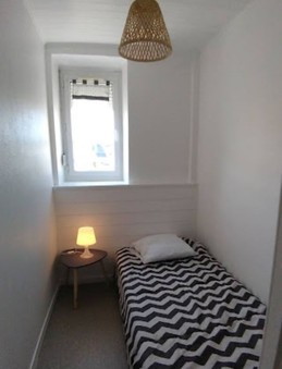 The cabin, ideal for a child.