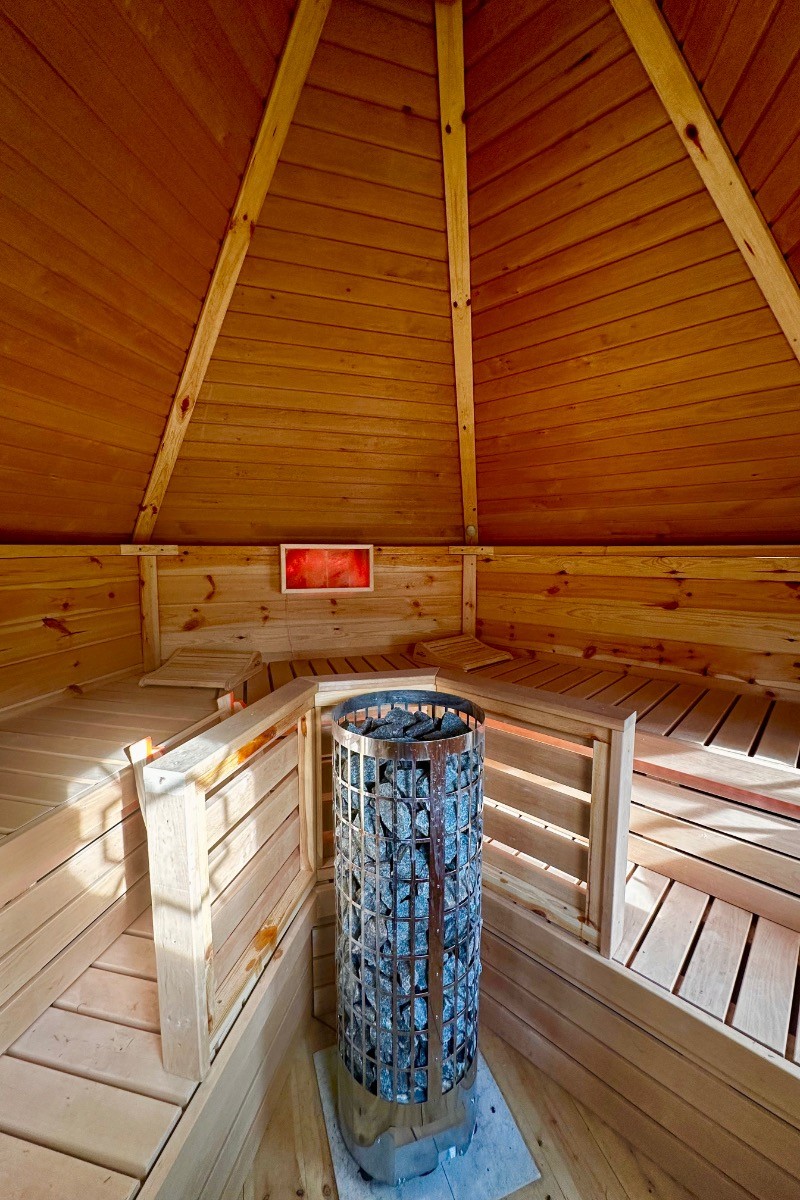 Intérieur du sauna