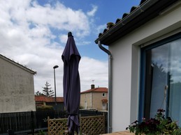 terrasse et table à manger