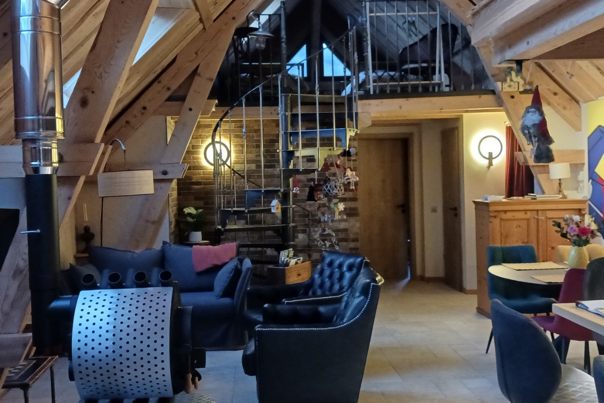 Vue depuis l'entrée