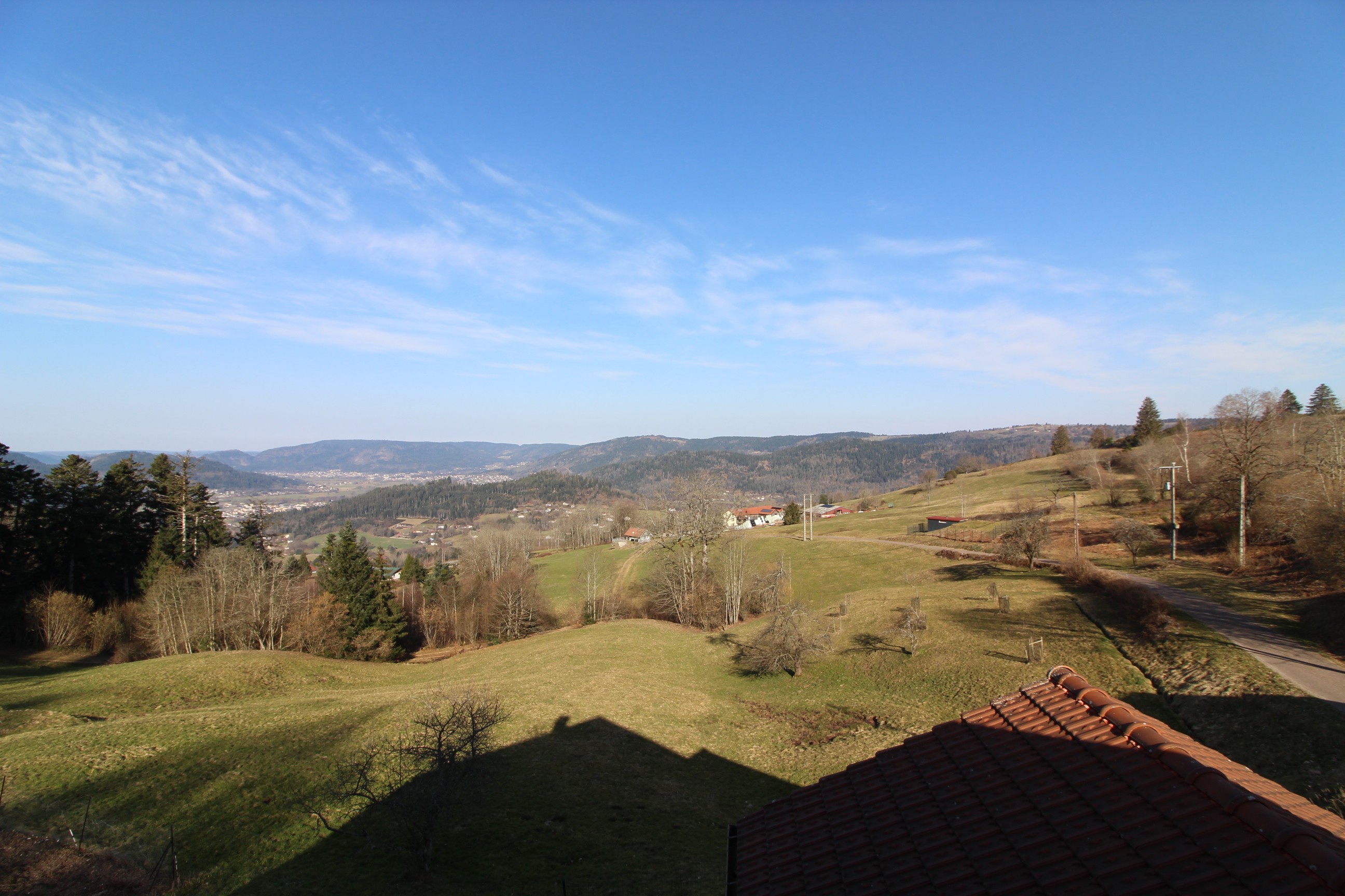 Vue depuis la chambre 1 - Situation idéale, en plein cœur du Parc des Ballons des Vosges