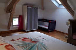 2ème chambre lit 140 et lit bébé
