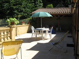 Terrasse ensoleillée