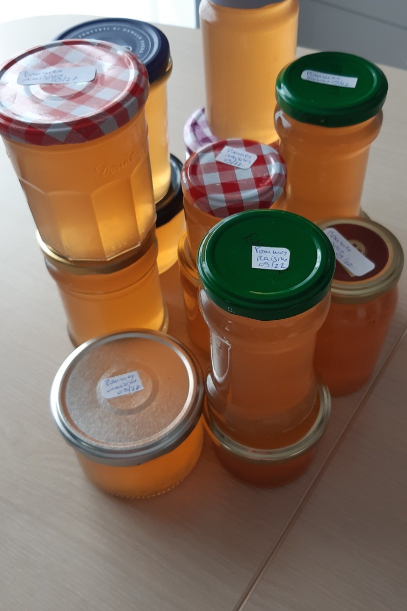 Les confitures et gelées maison