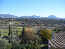 Vue de la location sur les Gorges du Verdon