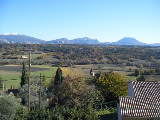 Vue de la location sur les Gorges du Verdon
