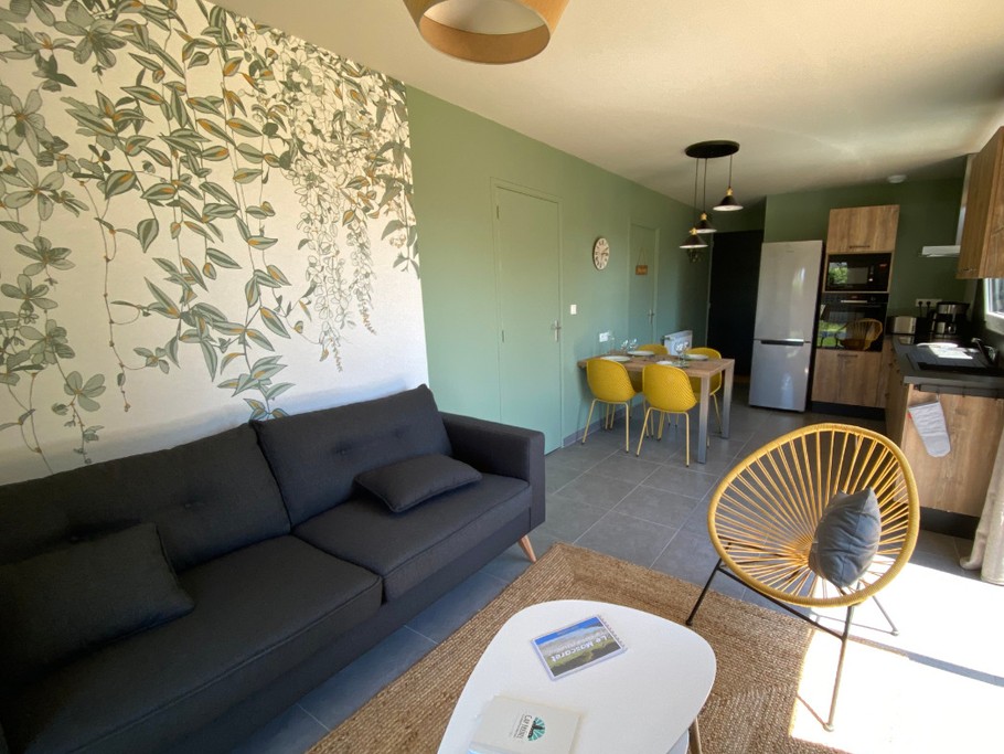 Le Mascaret, location 4 pers, St Lormel, pièce de vie