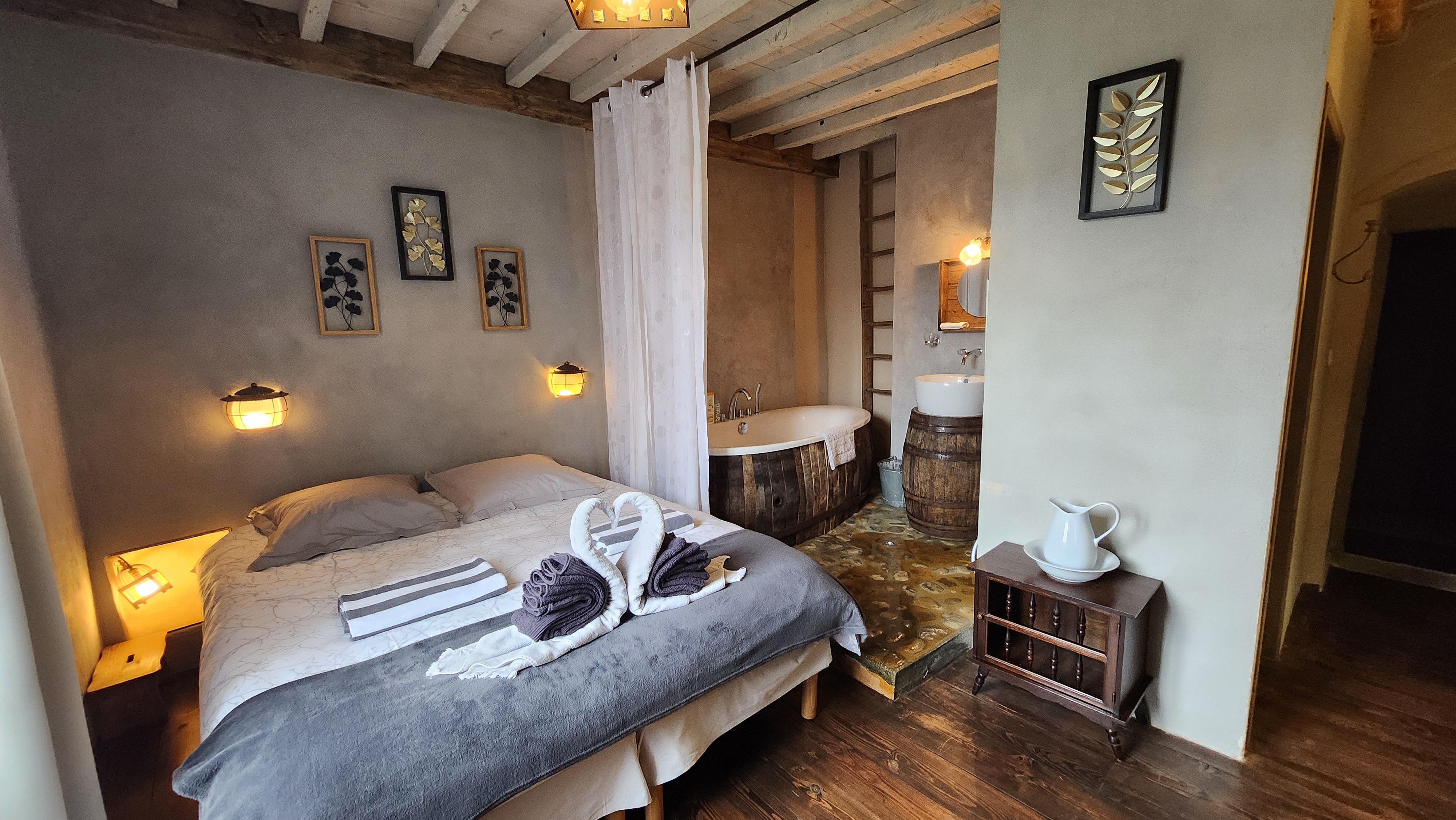 Tsukuyami, la chambre romantique 1 lit 160 ou 2 lits 80