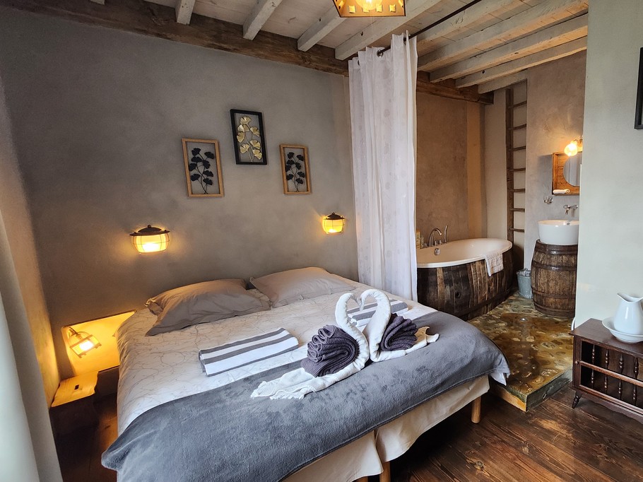 Tsukuyami, la chambre romantique 1 lit 160 ou 2 lits 80