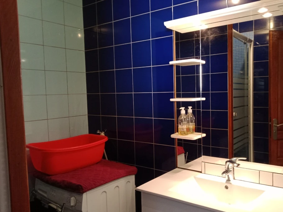 salle d'eau, lave linge