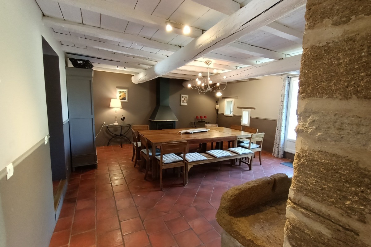 La salle à manger de la bastide