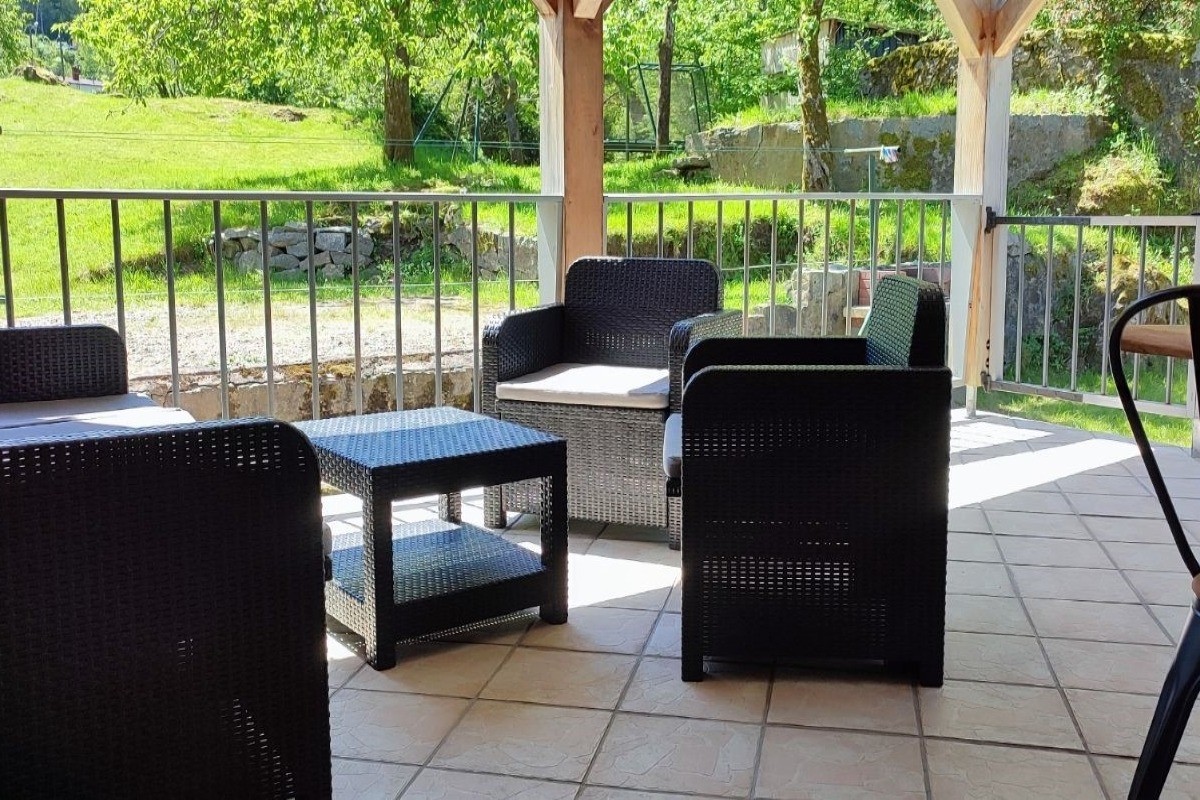 Terrasse - Gîte du Pré Forestier