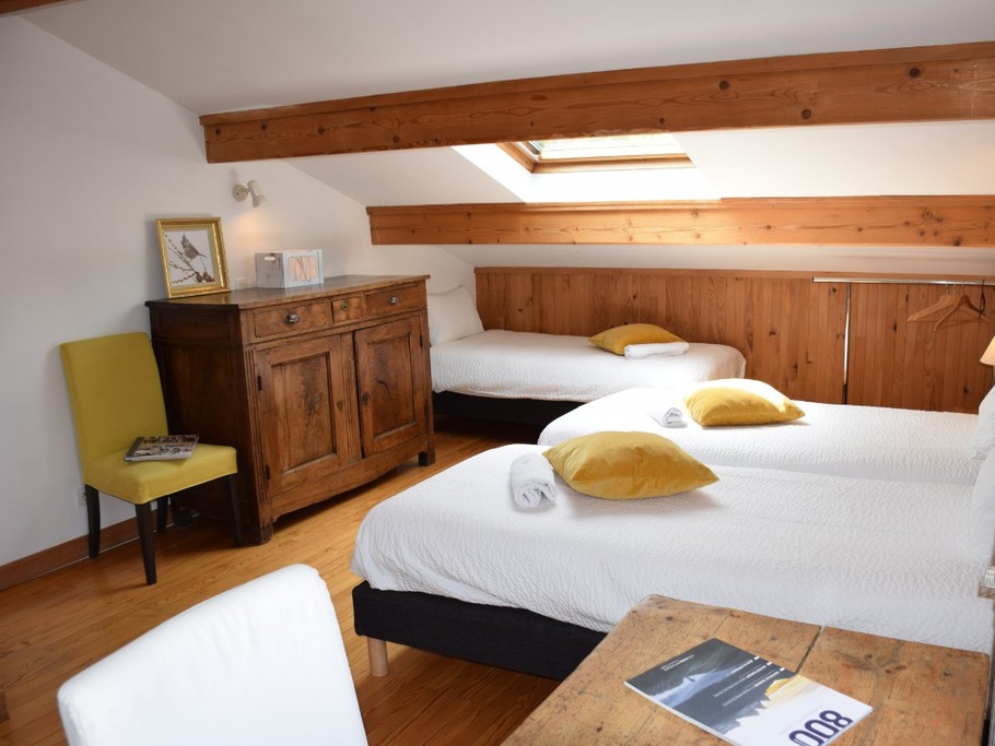 Chambre Meije vue sur les 3 lits