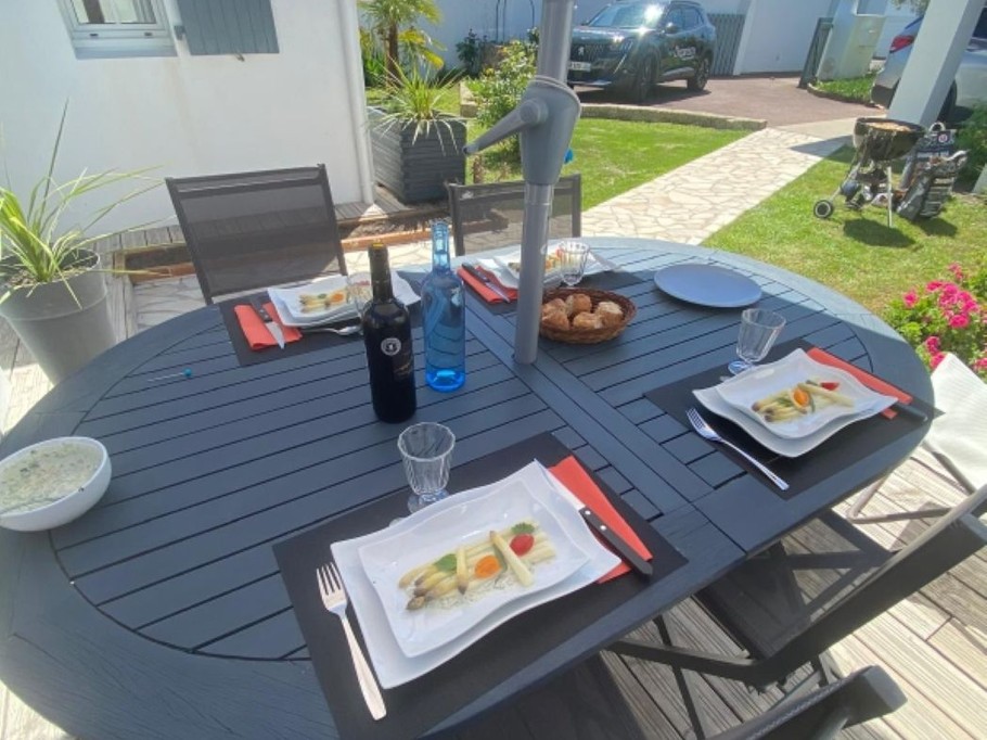 Repas sur terrasse