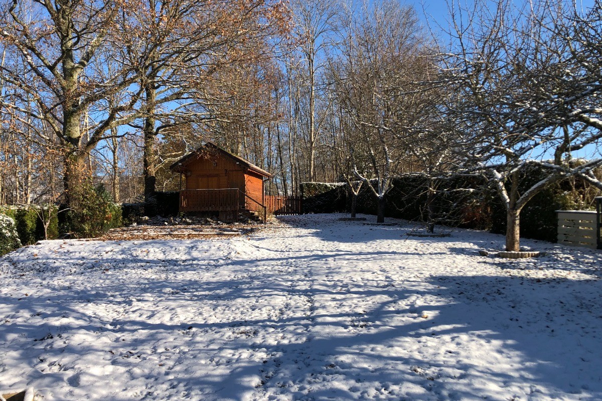 Le jardin en hiver - Gite des Hauts Jardins, Fraize
