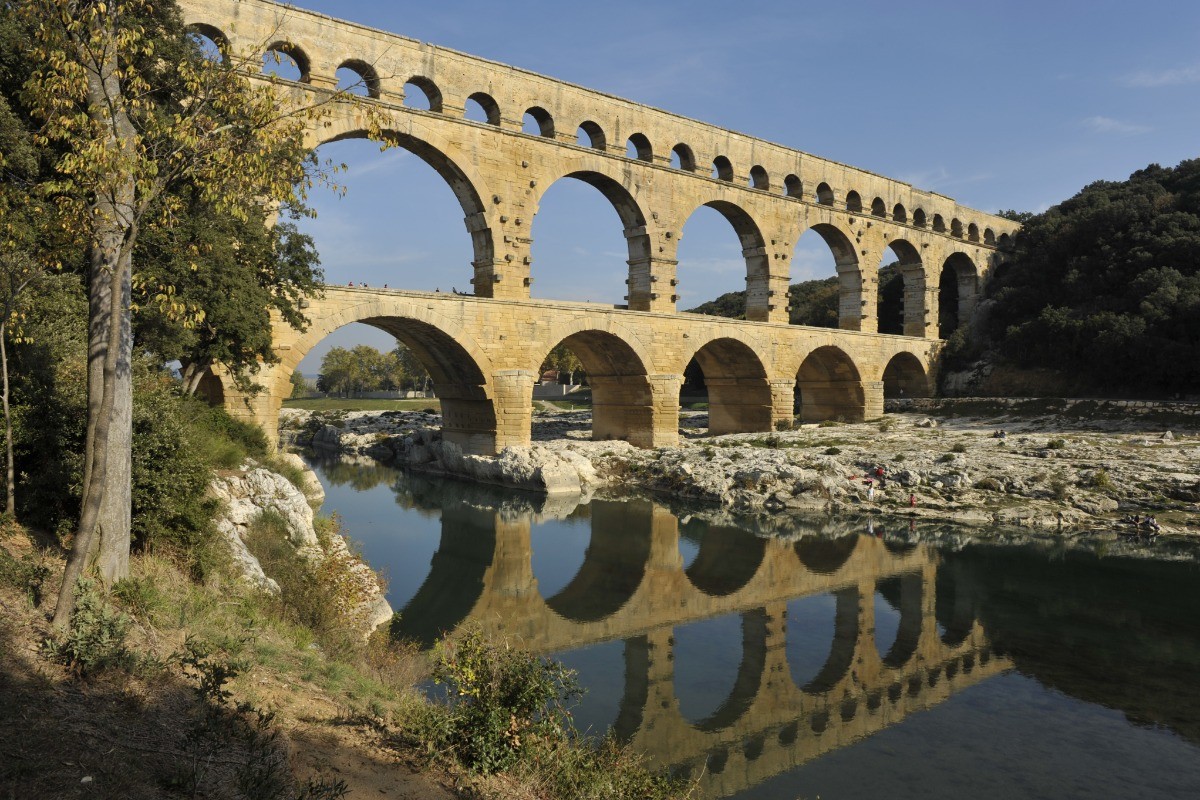 A visiter : Le Pont du Gard
