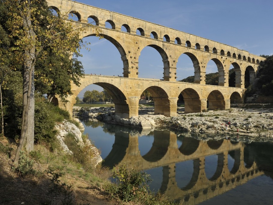A visiter : Le Pont du Gard