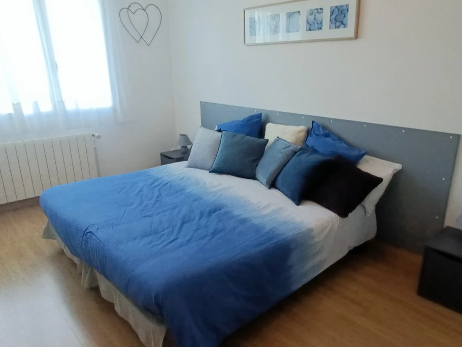 Gite de la poterie - Chambre bord de mer avec un lit 180 ou 2x90