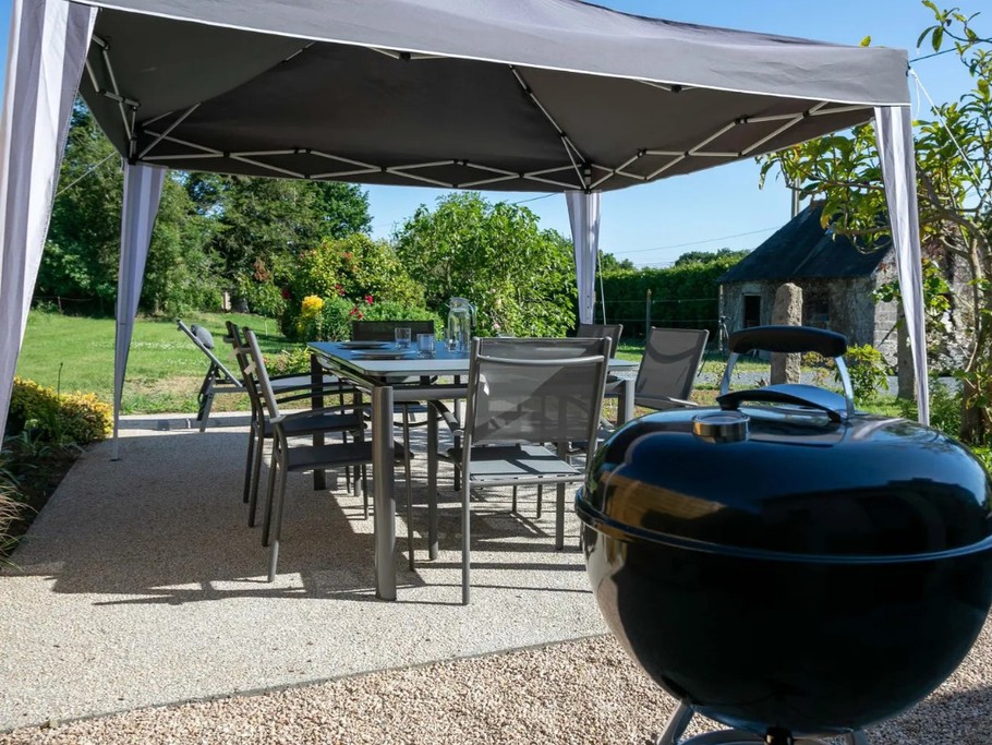 Location de vacances, Clévacances, Kerkohann, terrasse et barbecue