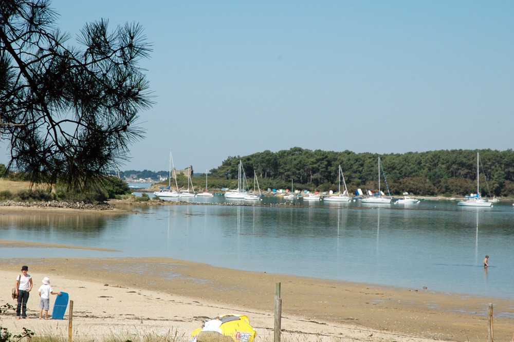Plage des Sept-Iles, dans le Golfe du Morbihan