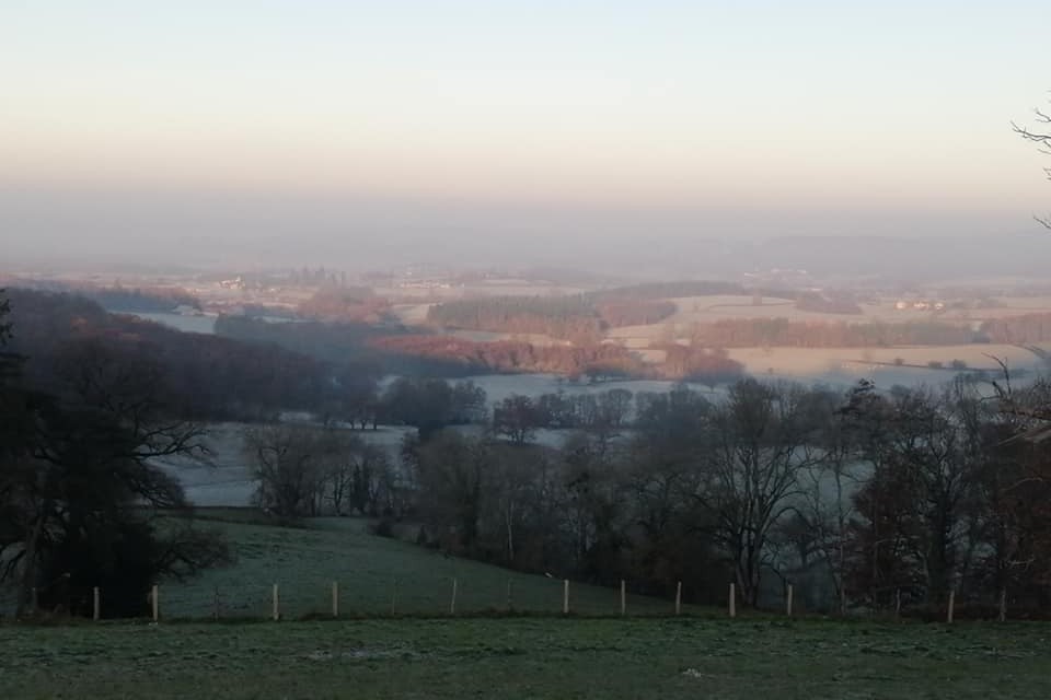 Gîte Morvan - Matin d'hiver au Domaine de Gravillot