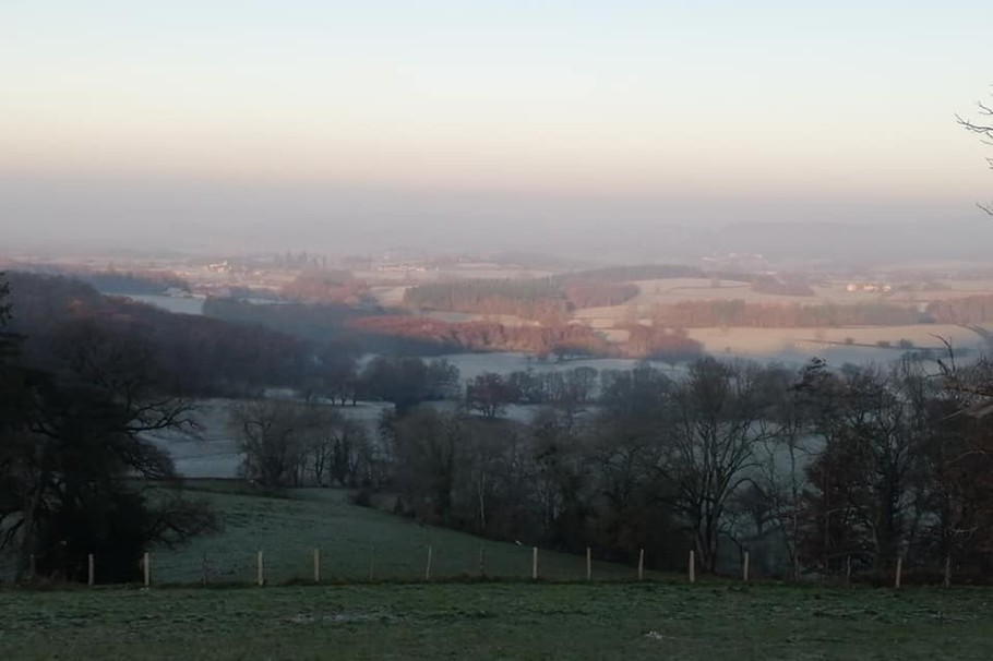 Gîte Morvan - Matin d'hiver au Domaine de Gravillot