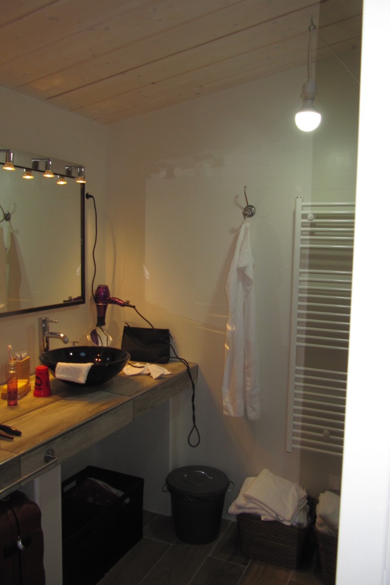 salle de bain cabane
