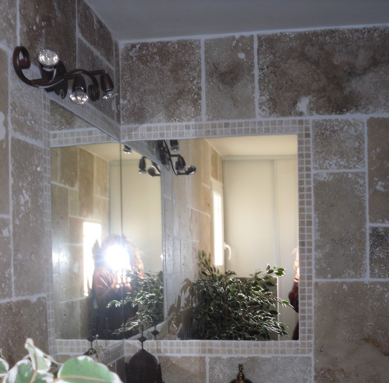 salle de bain du haut, le Mas des Roses, Sanary-sur-Mer, Var, Côte d'Azur